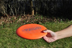 Forehand Grip kiekon yläosa